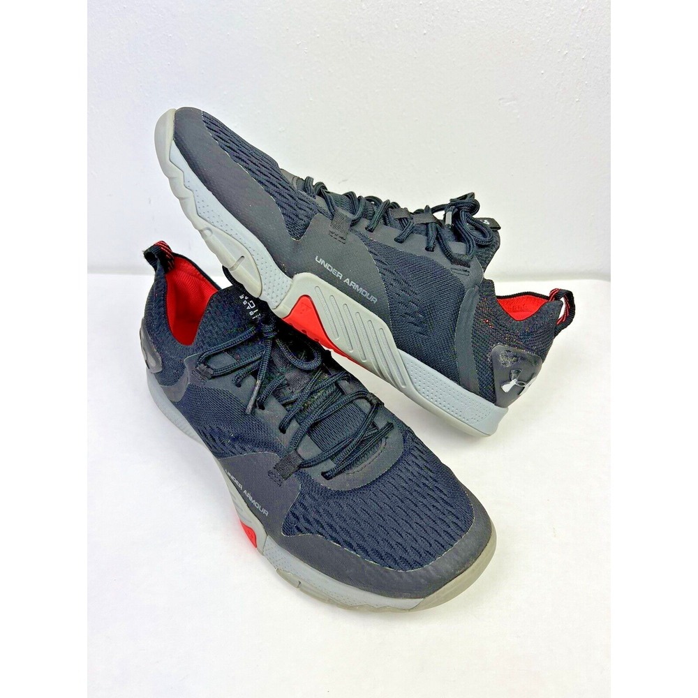 Under Armour Tribase Reign 2 Shoes Men's 8 Black Cross Training 3022613-002